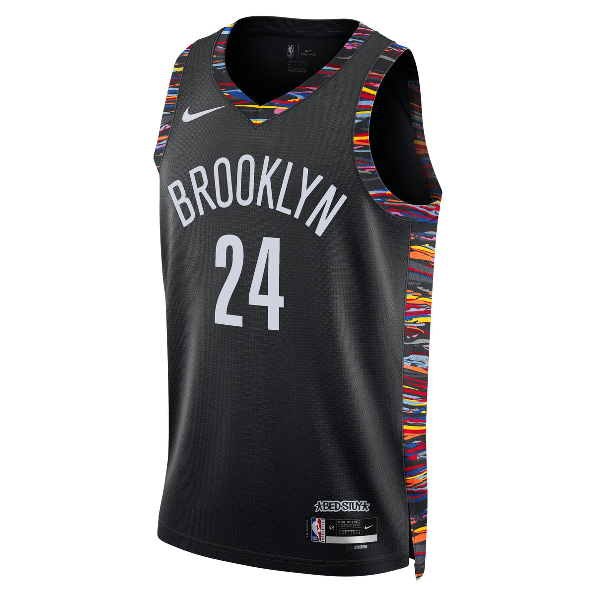 Cam Thomas Brooklyn Nets 2025/26 City Edition Swingman Basketball Jersey - Black - Unisex