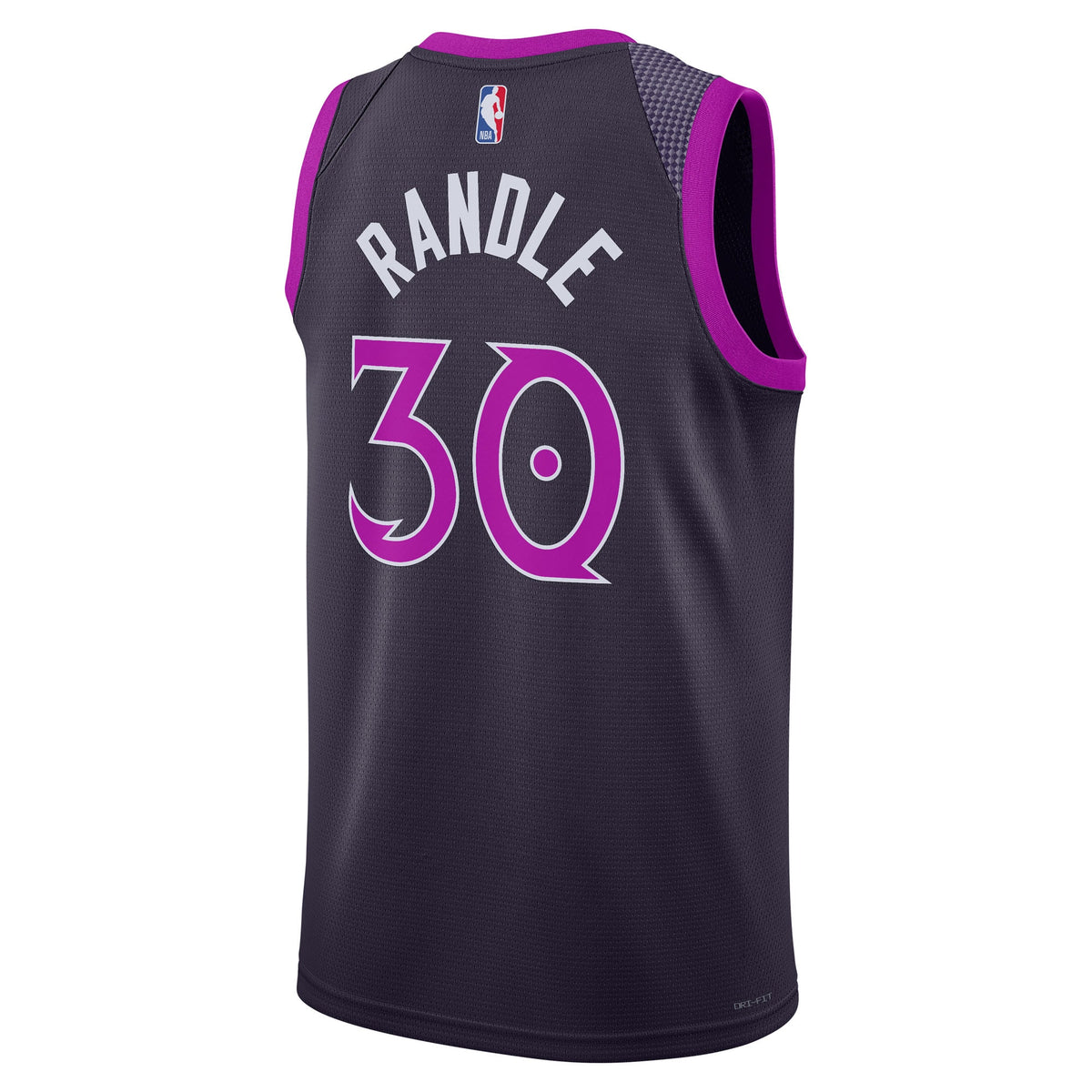 Julius Randle Minnesota Timberwolves 2025/26 City Edition Swingman Basketball Jersey - Black - Unisex