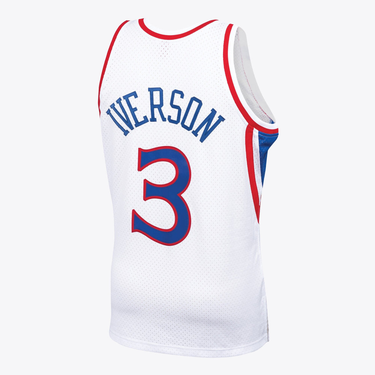 Allen Iverson Philadelphia 76ers 1996 Swingman Basketball Jersey - White - Mens