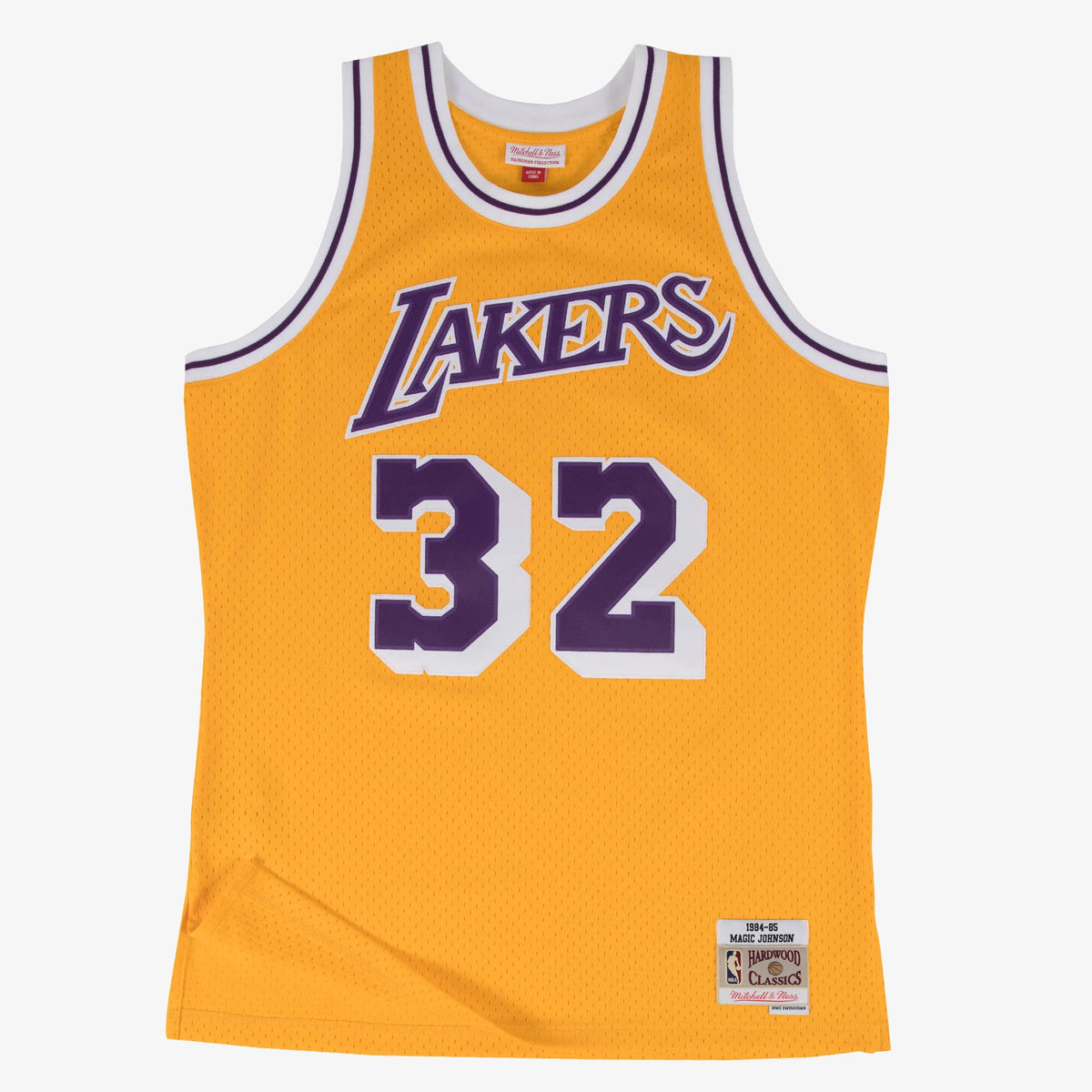 Magic Johnson Los Angeles Lakers 1984 Swingman Basketball Jersey