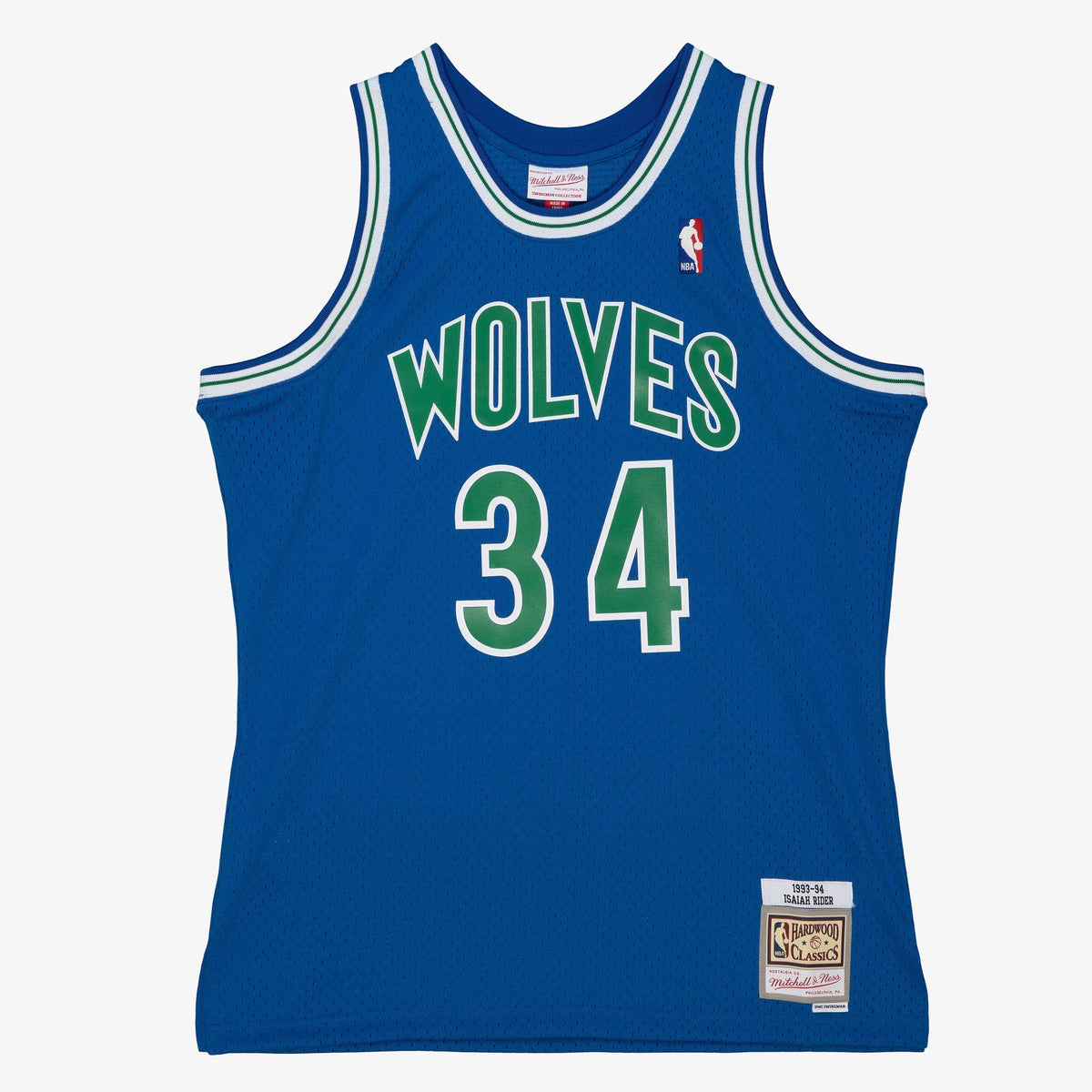 Isaiah Rider Jr Minnesota Timberwolves 1993 Dark Authentic Basketball Jersey - Midnight Blue