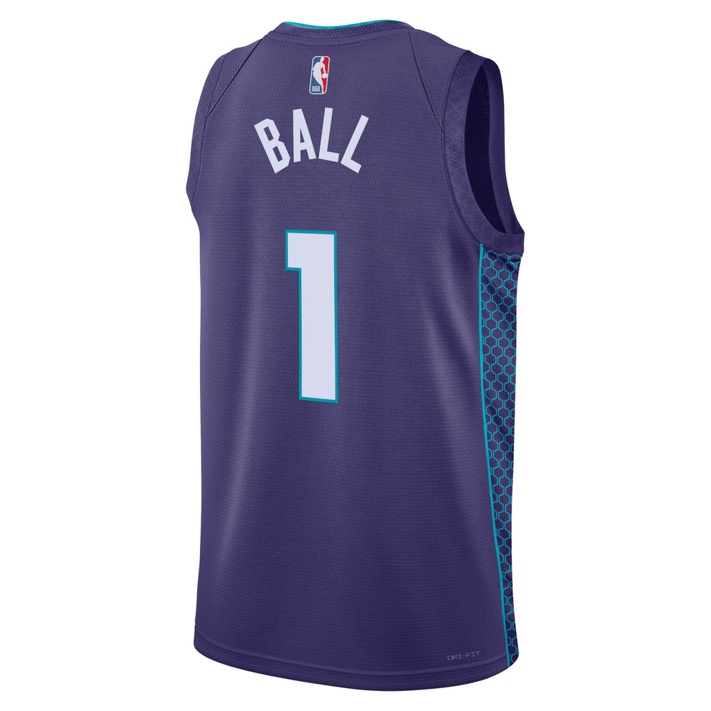 LaMelo Ball Charlotte Hornets Statement Edition Swingman Basketball Jersey - Purple - Unisex