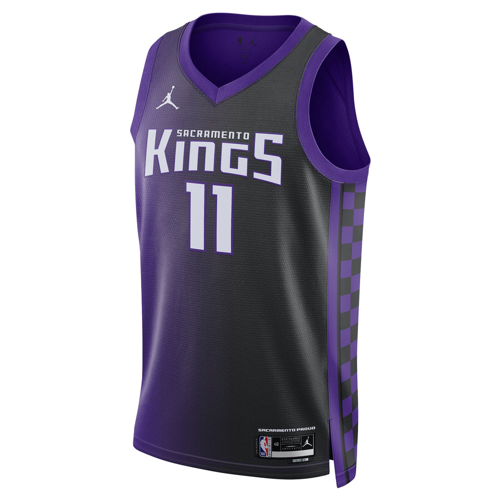 Domantas Sabonis Sacramento Kings Statement Edition Swingman Basketball Jersey - Purple - Unisex