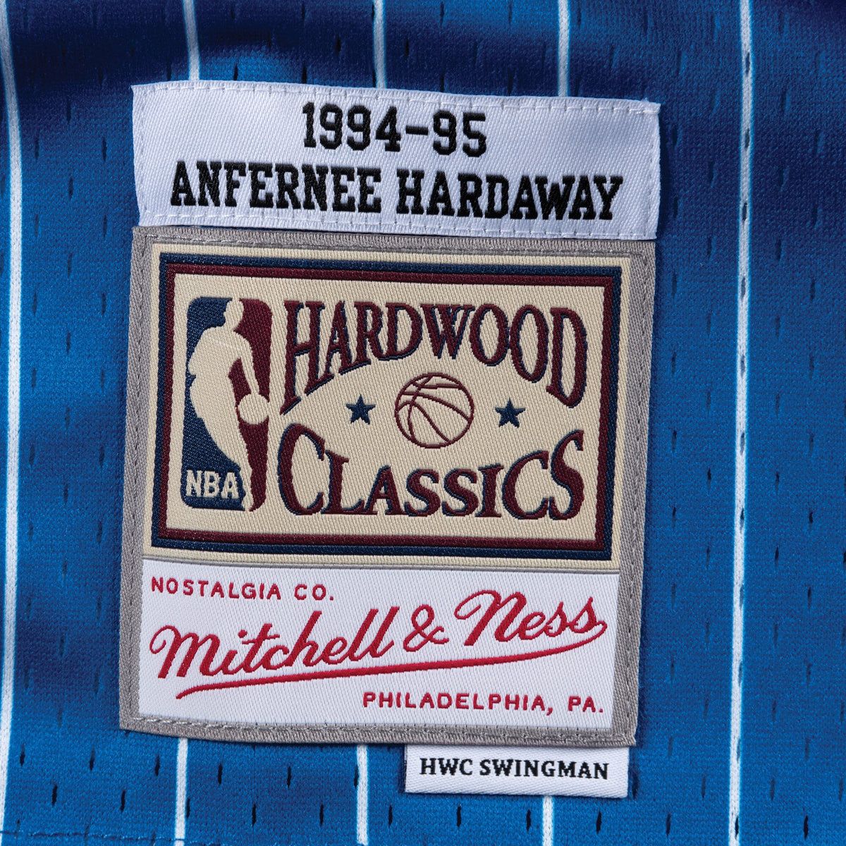 Anfernee Hardaway Orlando Magic 1994 - 95 Swingman Road Basketball Jersey
