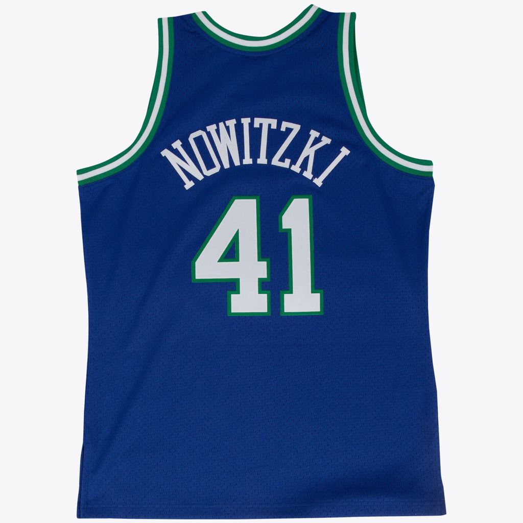 Dirk Nowitzki Dallas Mavericks 1998 - 99 Swingman Road Basketball Jersey