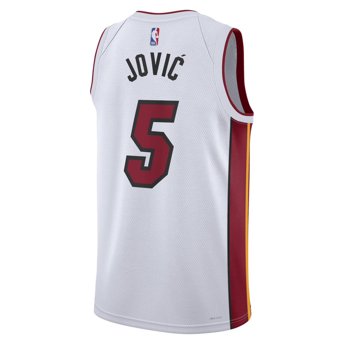 Nikola Jović Miami Heat Association Edition Swingman Basketball Jersey - White - Unisex