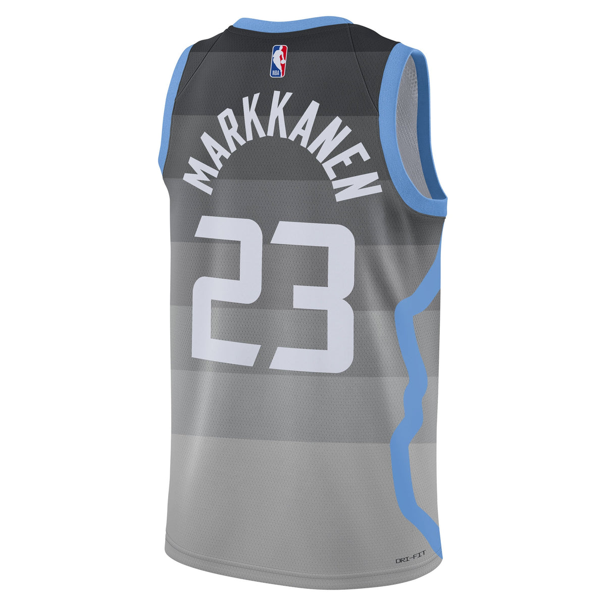 Lauri Markkanen Utah Jazz 2025/26 City Edition Swingman Basketball Jersey - Gray - Unisex
