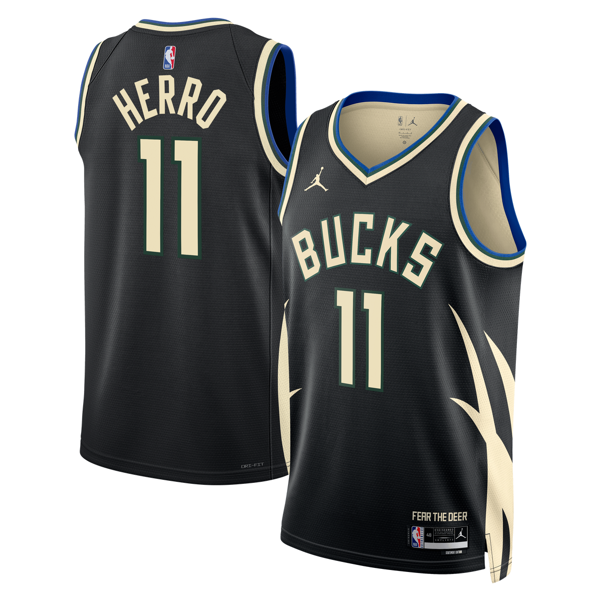 Tyler Herro Milwaukee Bucks Statement Edition Swingman Basketball Jersey - Hunter Green - Unisex