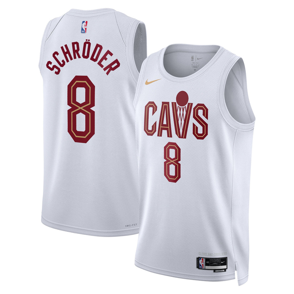 Dennis Schröder Cleveland Cavaliers Association Edition Swingman Basketball Jersey - White - Unisex