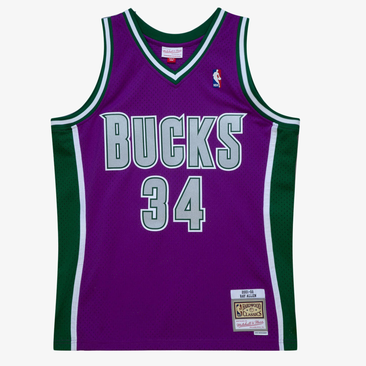 Ray Allen Milwaukee Bucks 2001 - 02 Swingman Basketball Jersey