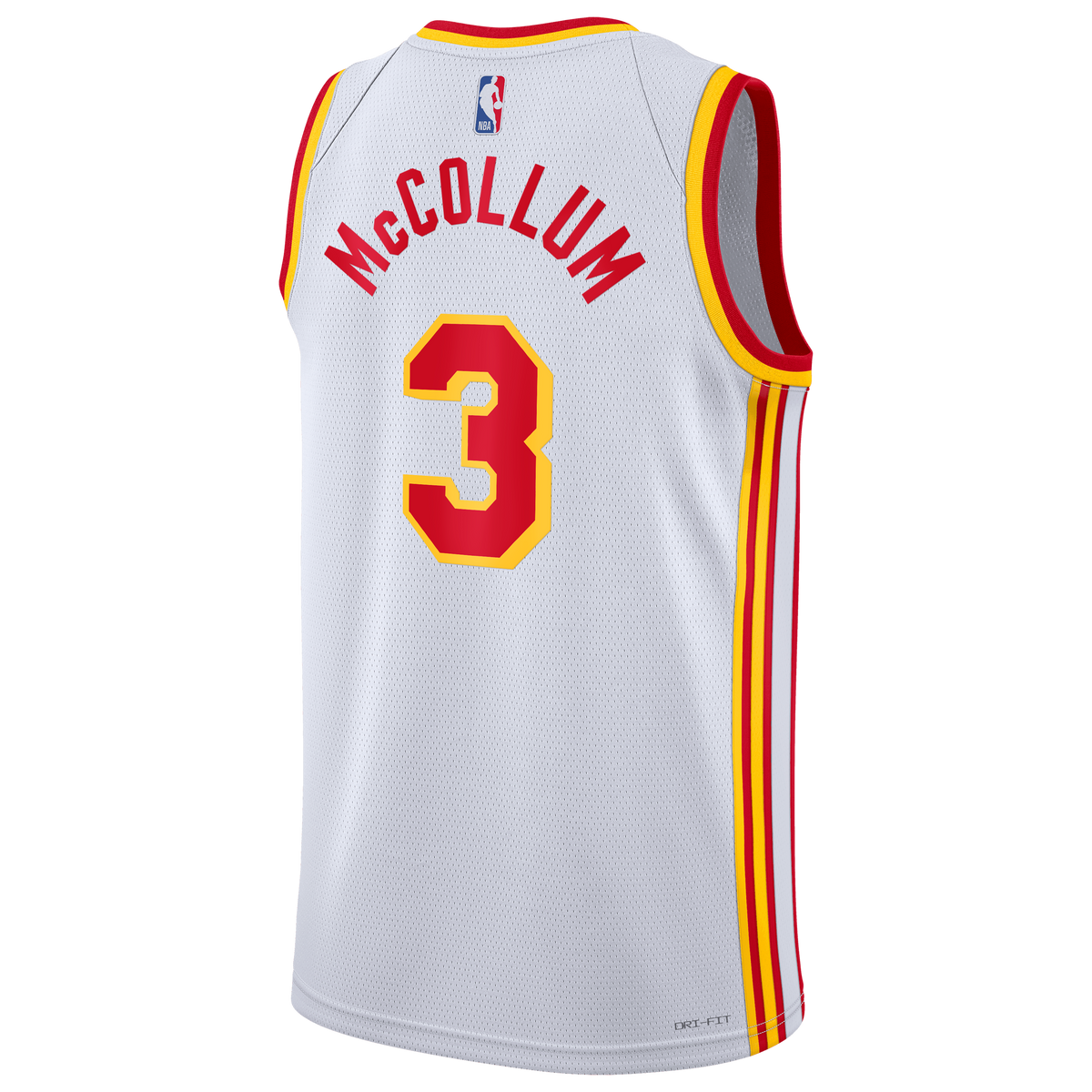 CJ McCollum Atlanta Hawks Association Edition Swingman Basketball Jersey - White - Unisex