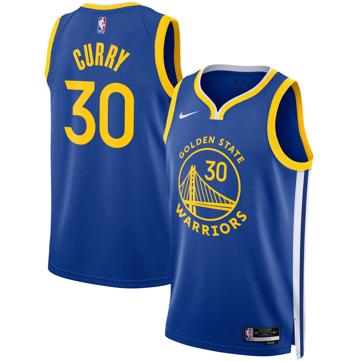 Stephen Curry Golden State Warriors Swingman Icon Basketball Jersey - Unisex