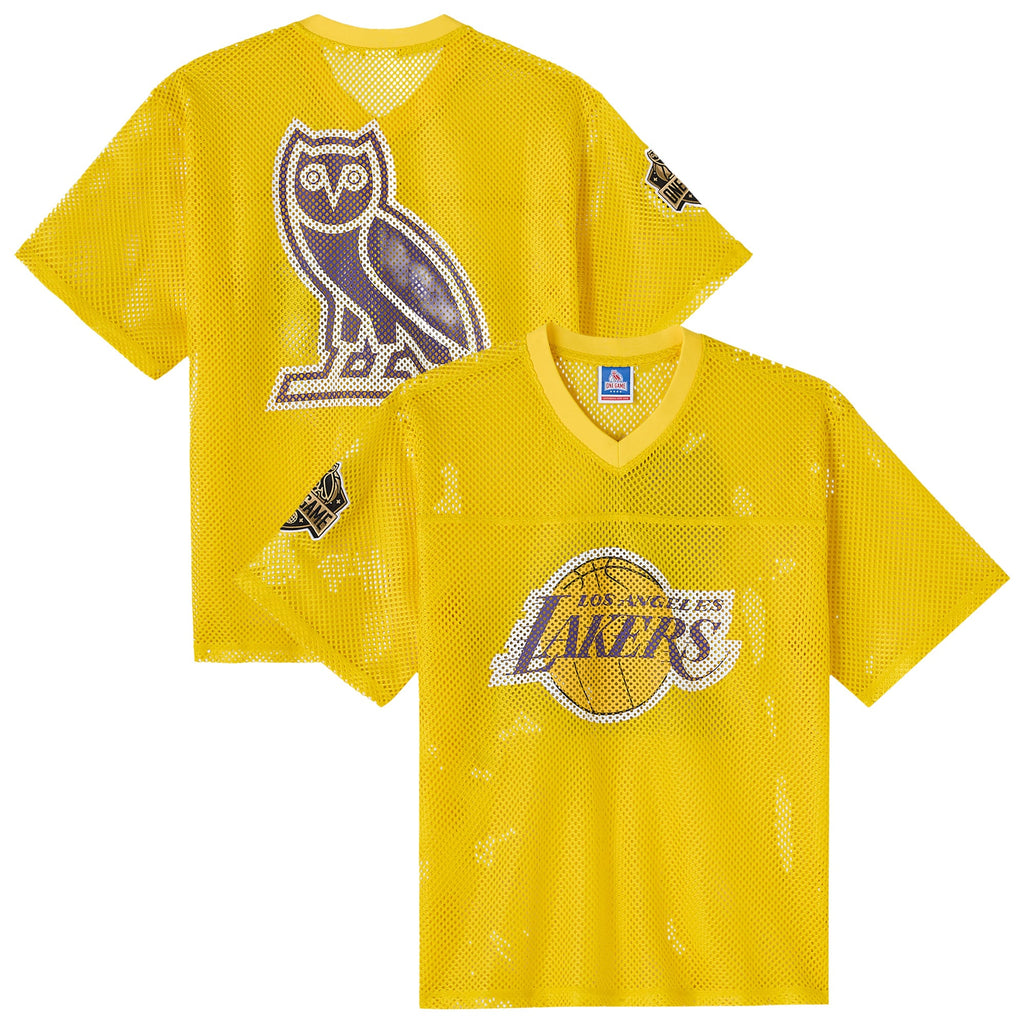 Los Angeles Lakers OVO Mesh Football Basketball Jersey - Mens