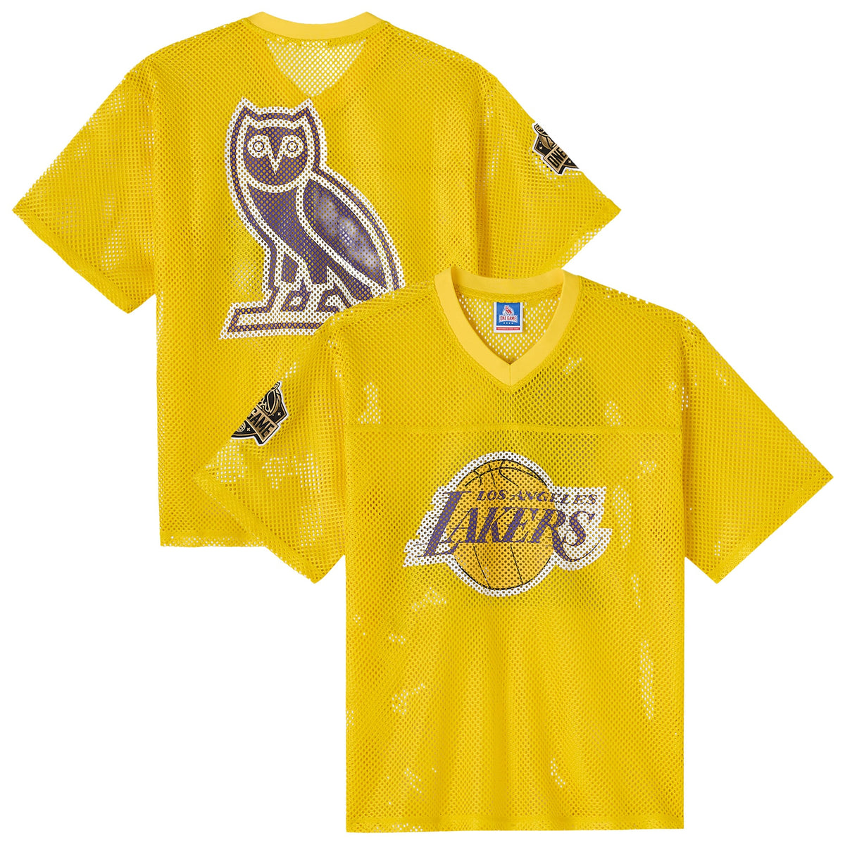 Los Angeles Lakers OVO Mesh Football Basketball Jersey - Mens