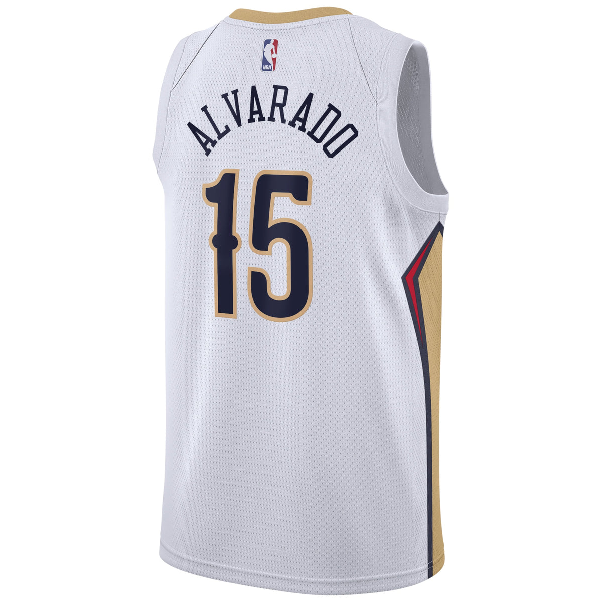 Jose Alvarado New Orleans Pelicans Association Edition Swingman Basketball Jersey - White - Unisex