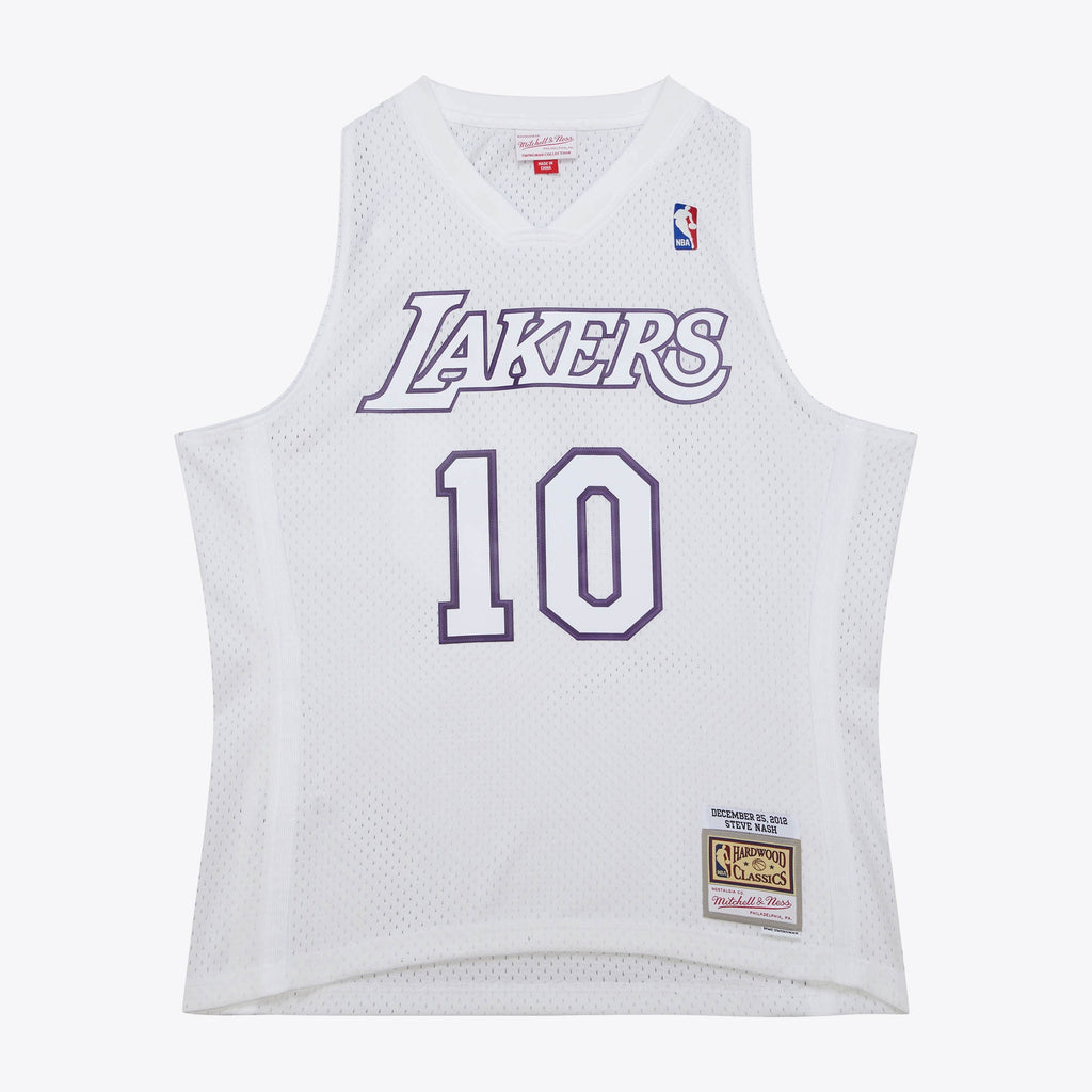 Steve Nash Los Angeles Lakers 2012 Day Authentic Basketball Jersey - White