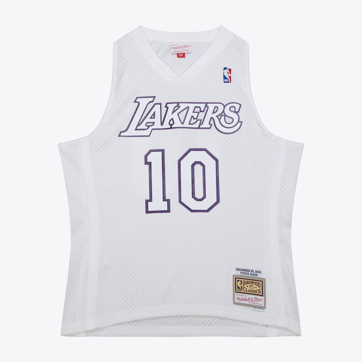 Steve Nash Los Angeles Lakers 2012 Day Authentic Basketball Jersey - White
