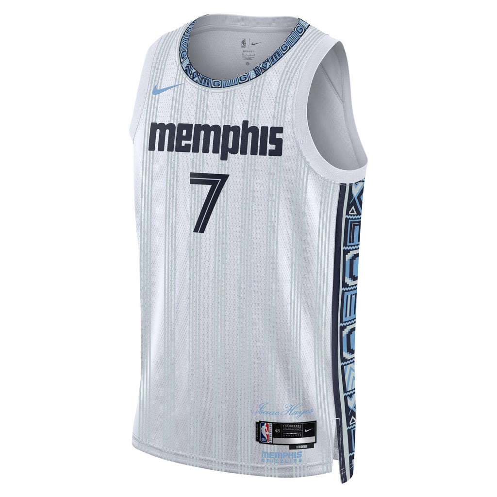 Santi Aldama Memphis Grizzlies 2025/26 City Edition Swingman Basketball Jersey - Gray - Unisex