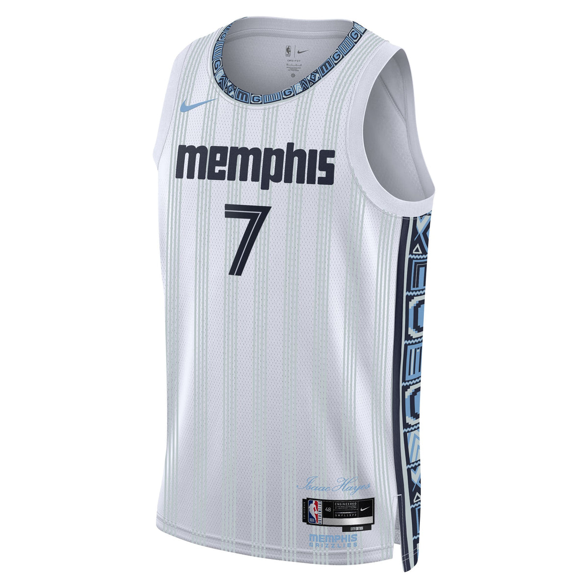 Santi Aldama Memphis Grizzlies 2025/26 City Edition Swingman Basketball Jersey - Gray - Unisex