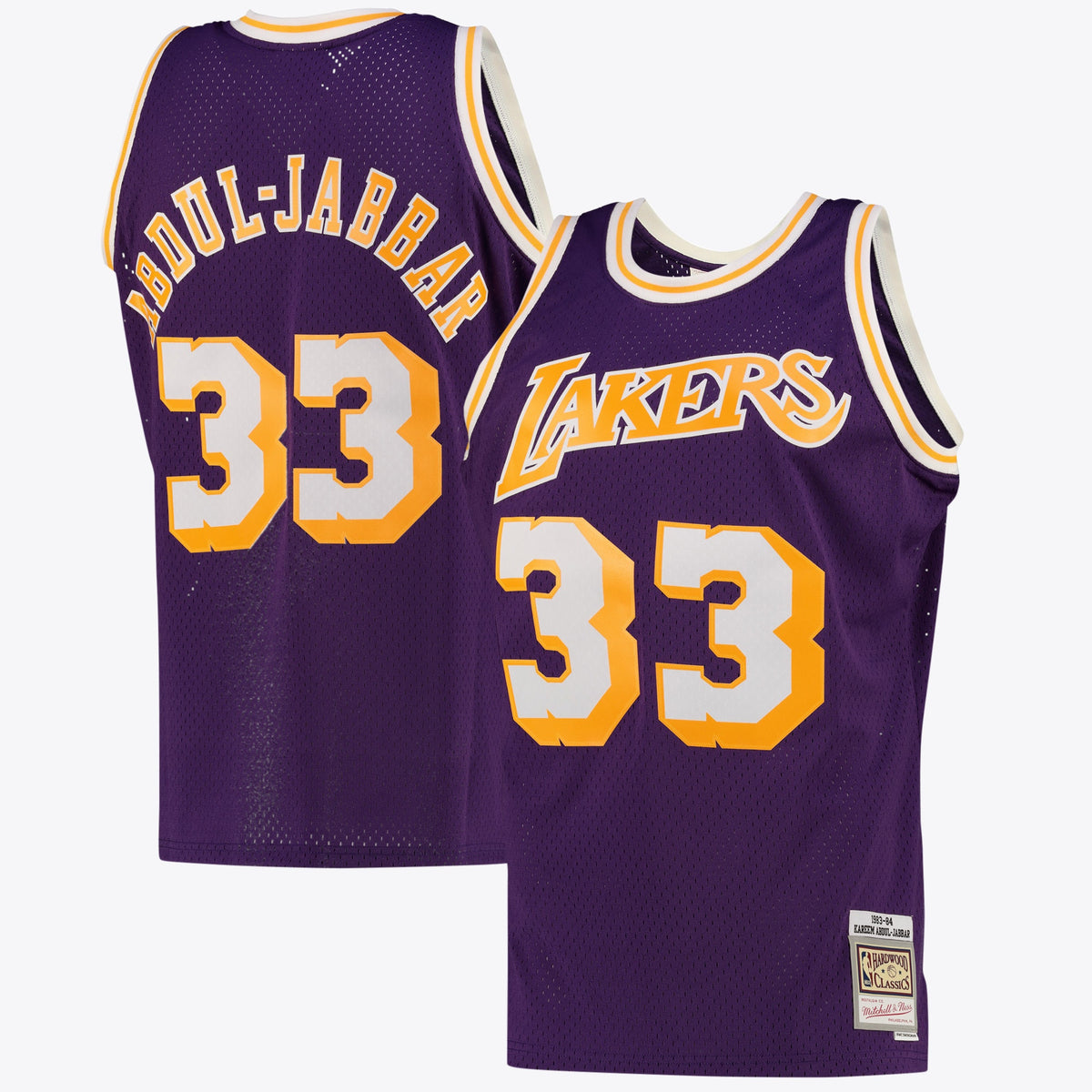 Kareem Abdul - Jabbar Los Angeles Lakers Swingman Alternate Basketball Jersey - Purple - Mens