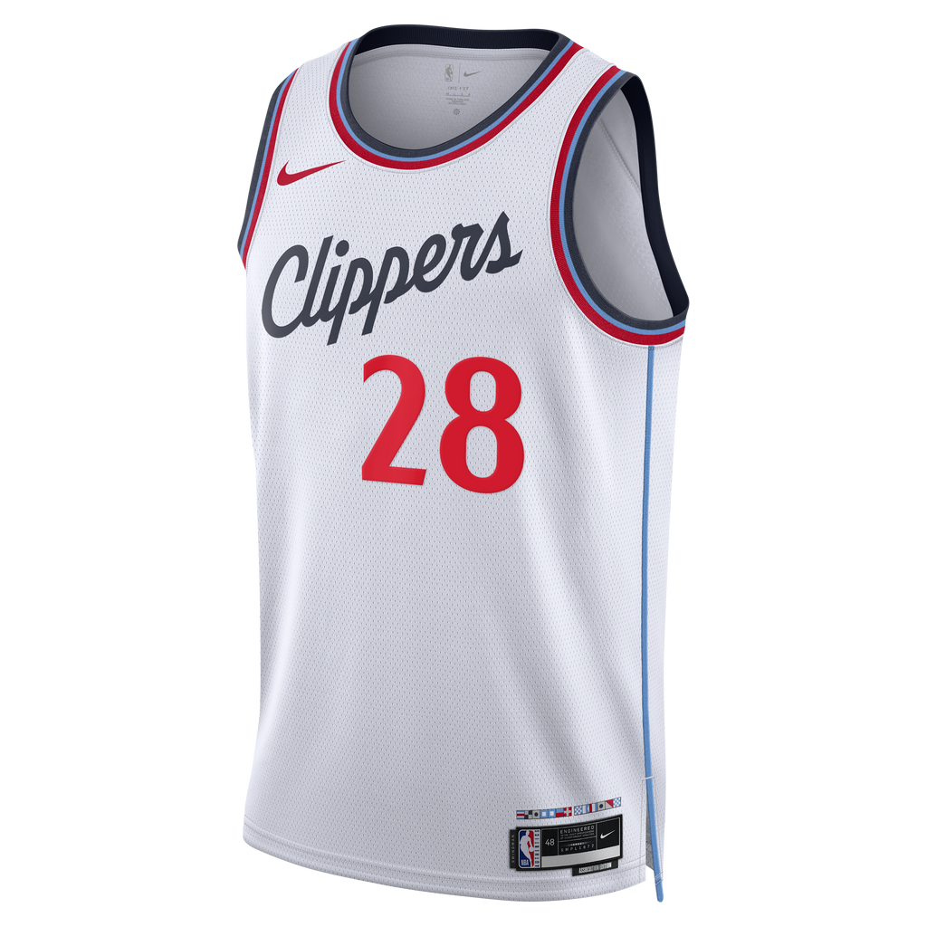 Rui Hachimura Los Angeles Clippers Association Edition Replica Swingman Basketball Jersey - White - Unisex