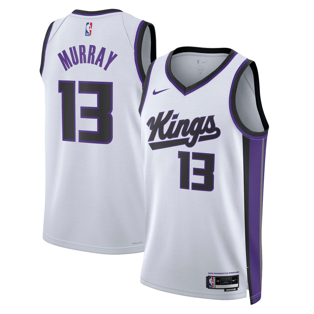 Keegan Murray Sacramento Kings Association Edition Swingman Basketball Jersey - White - Unisex