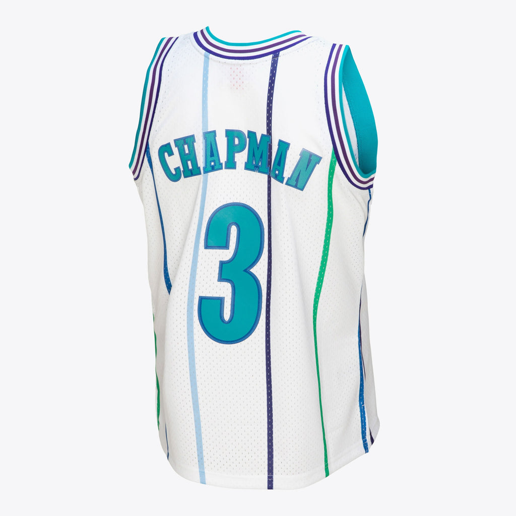 Rex Chapman Charlotte Hornets 1988 Authentic Basketball Jersey - White