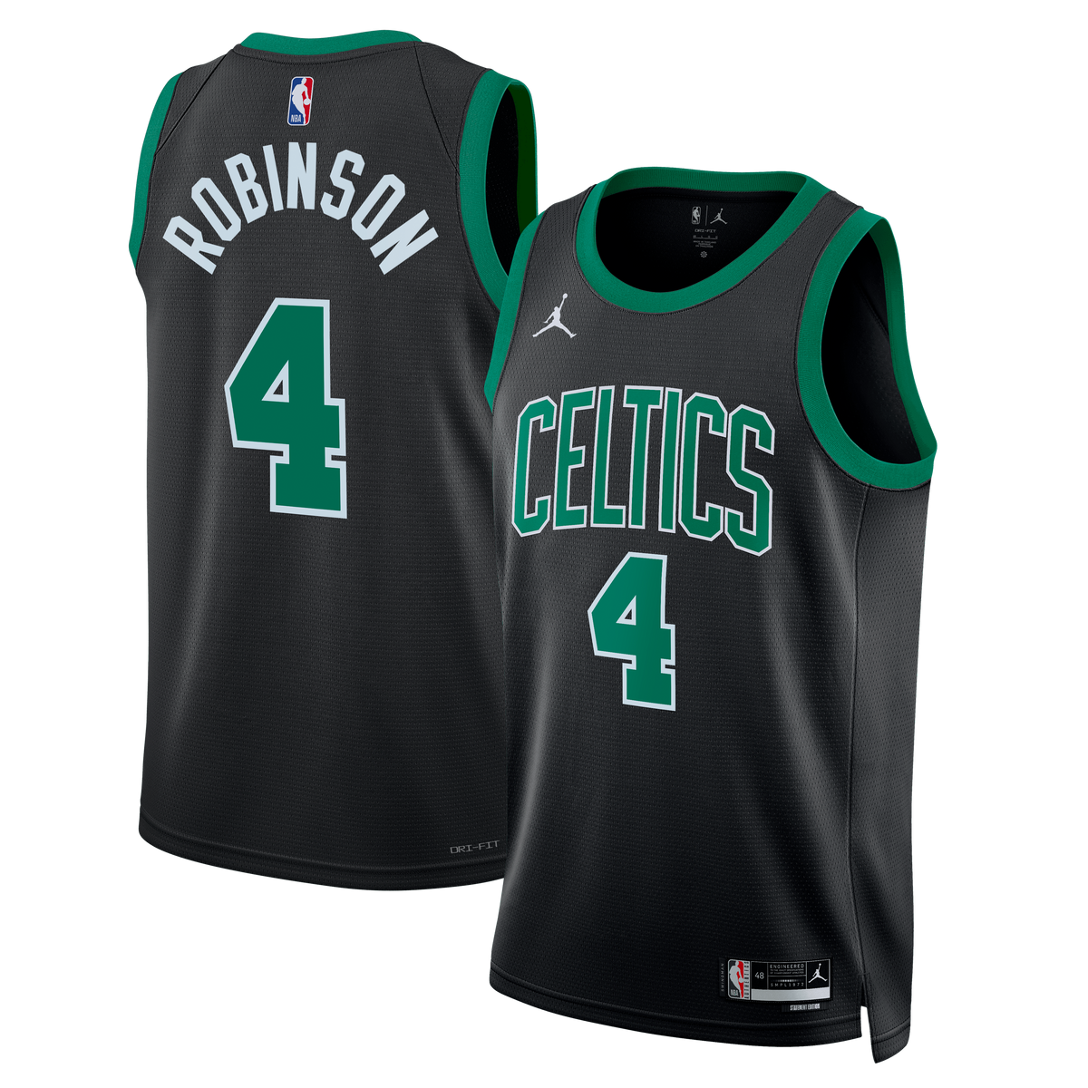 Mitchell Robinson Boston Celtics Statement Edition Swingman Basketball Jersey - Black - Unisex