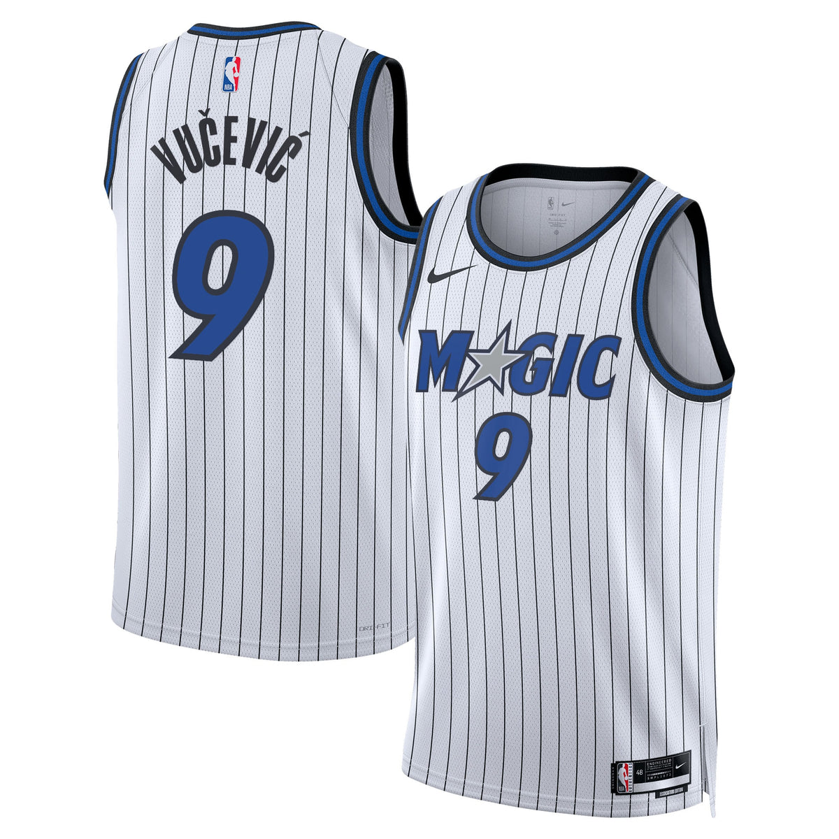 Nikola Vučević Orlando Magic Association Edition Replica Swingman Basketball Jersey - White - Unisex