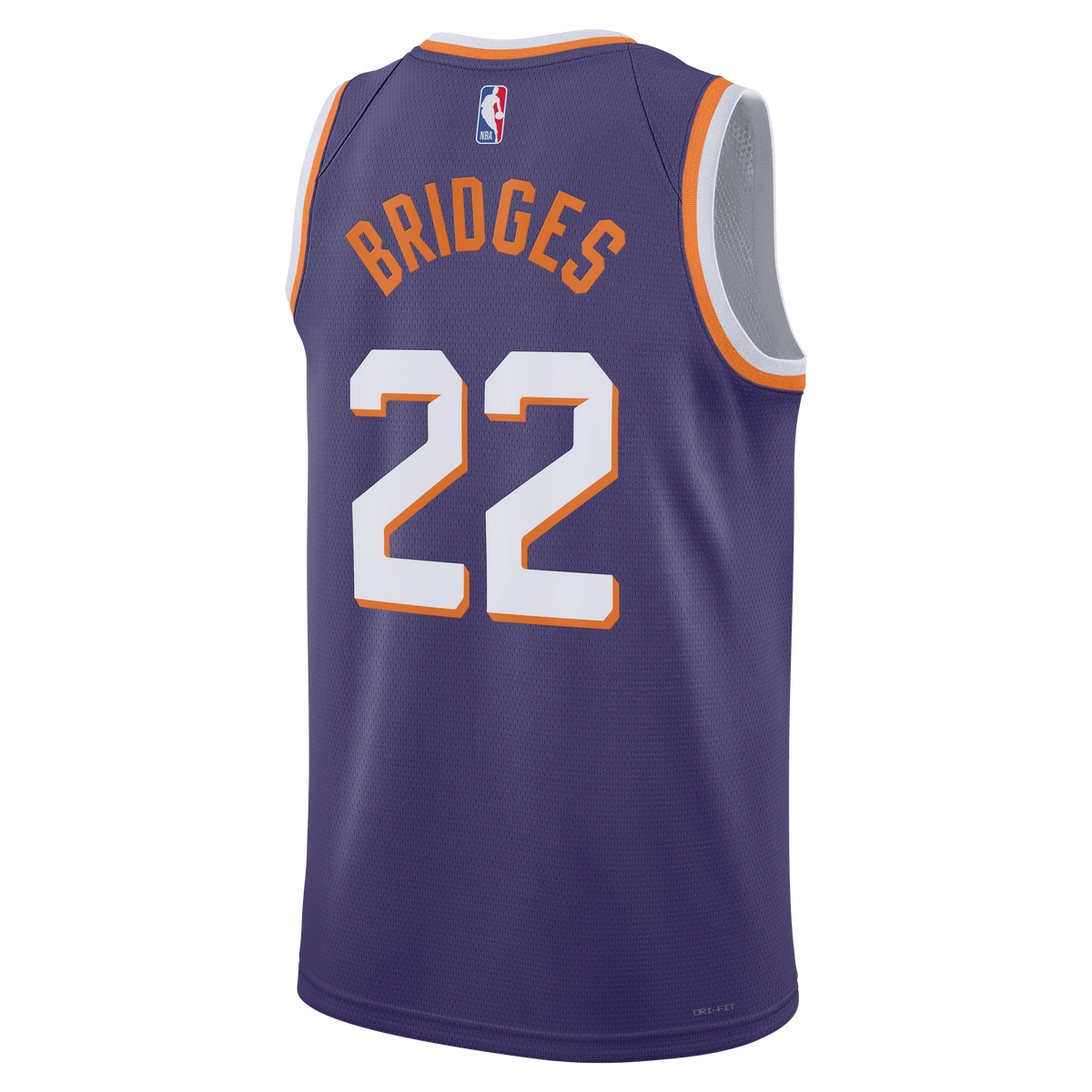 Miles Bridges Phoenix Suns Icon Edition Swingman Basketball Jersey - Purple - Unisex