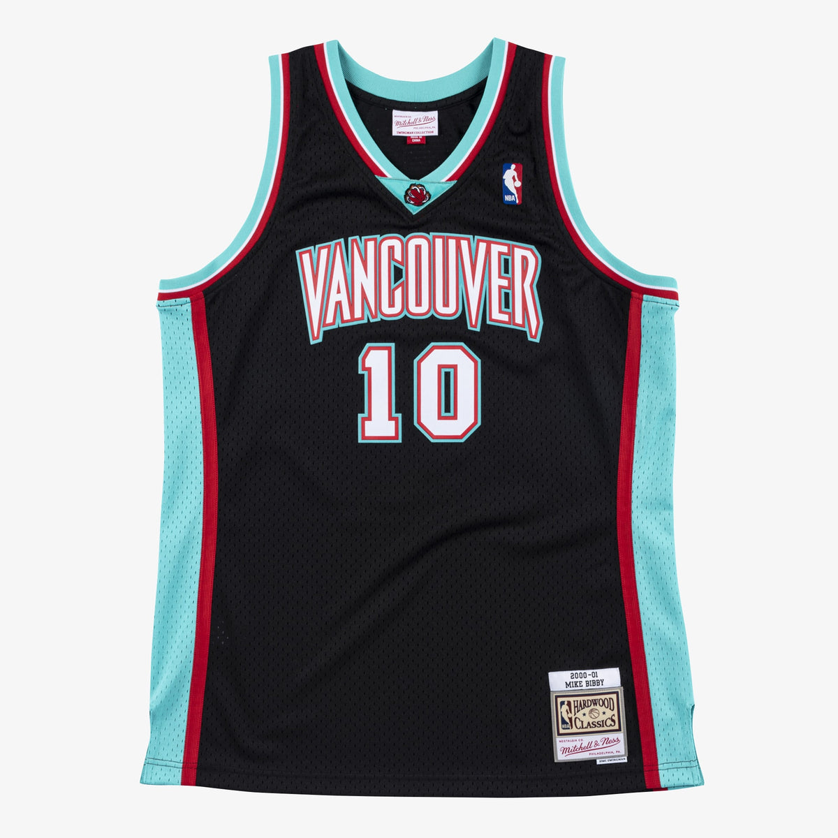 Mike Bibby Vancouver Grizzlies 2000 Authentic Swingman Basketball Jersey - Black