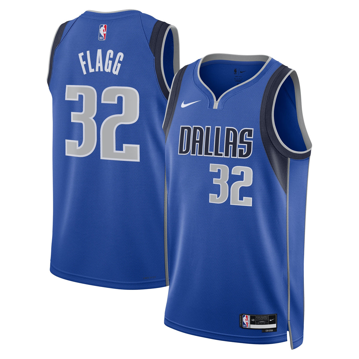 Cooper Flagg Dallas Mavericks 2025 Icon Edition Swingman Basketball Jersey - Blue - Unisex
