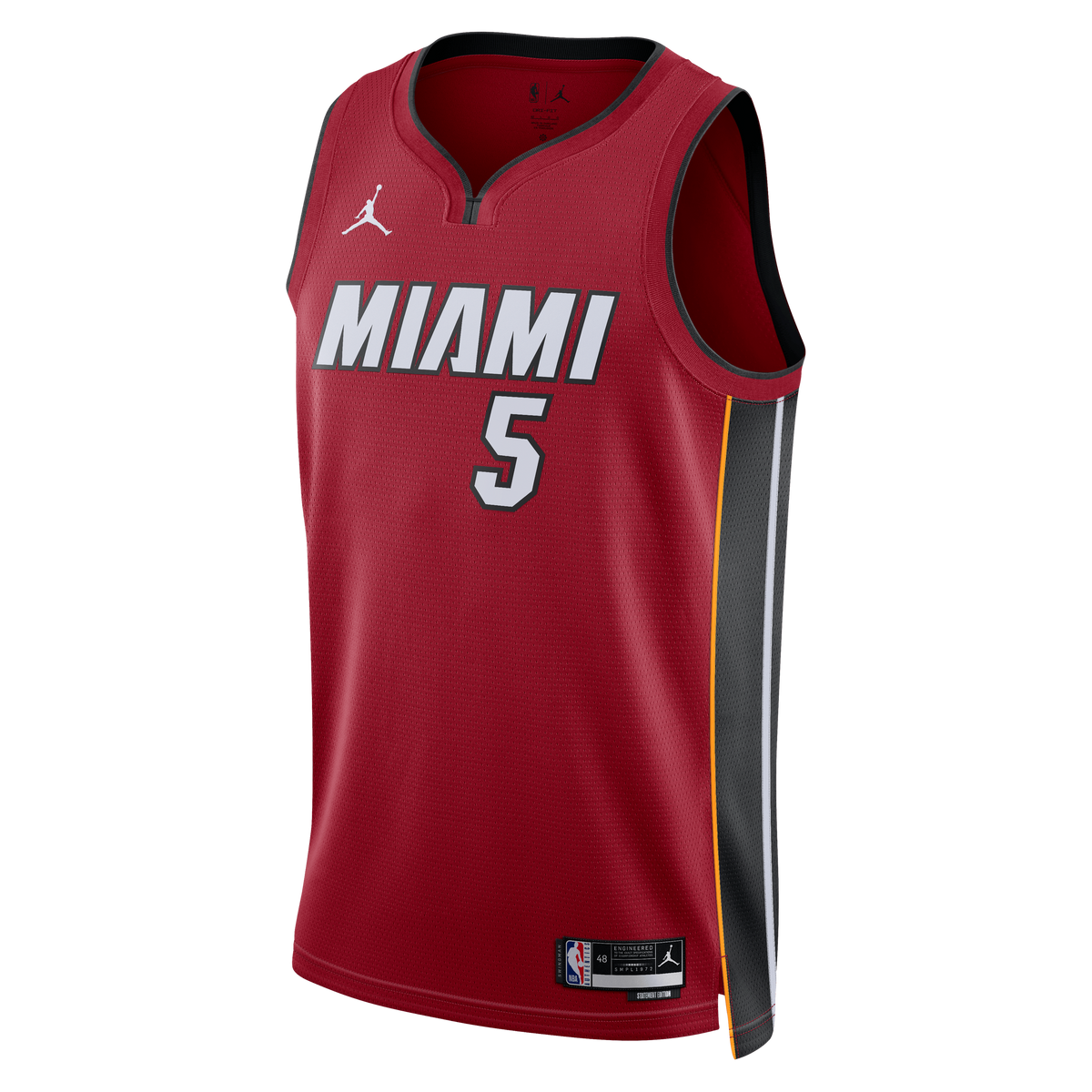 Nikola Jović Miami Heat Statement Edition Swingman Basketball Jersey - Red - Unisex