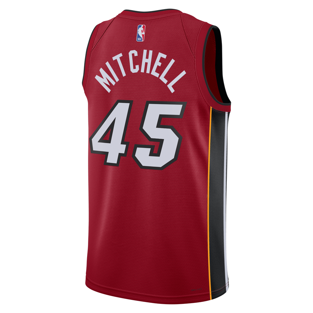 Davion Mitchell Miami Heat Statement Edition Swingman Basketball Jersey - Red - Unisex