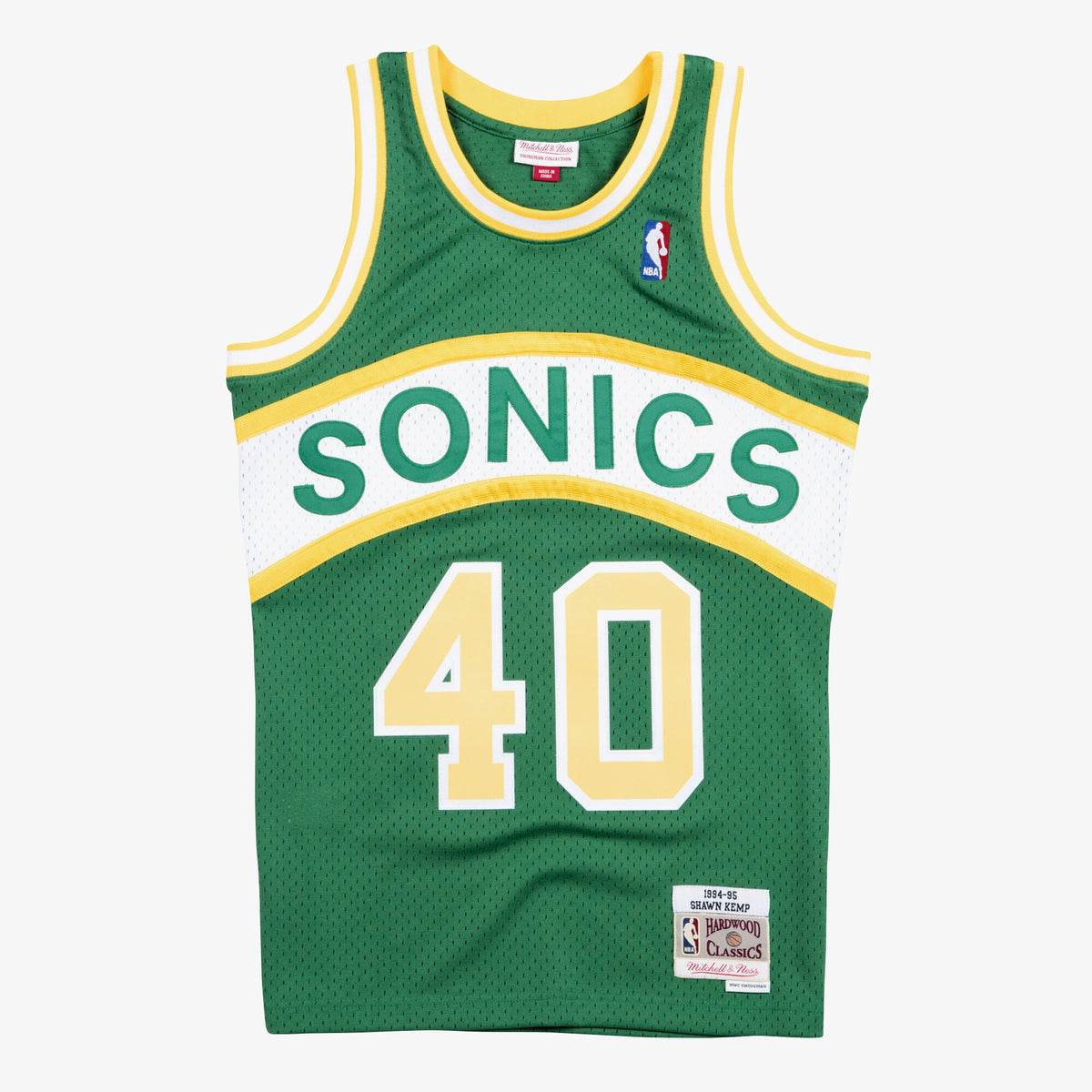 Shawn Kemp Seattle Supersonics 1994 - 95 Swingman Basketball Jersey