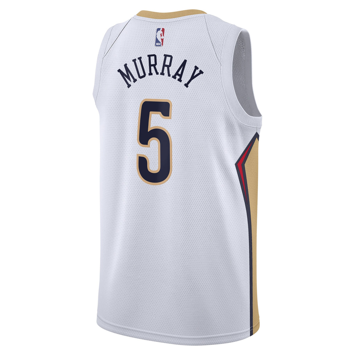 Dejounte Murray New Orleans Pelicans Association Edition Swingman Basketball Jersey - White - Unisex