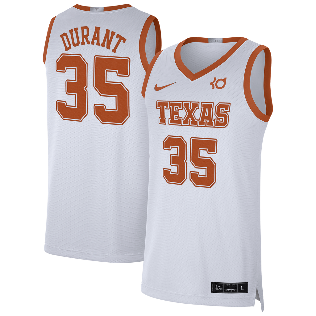 Kevin Durant Texas Longhorns Basketball Jersey - Mens