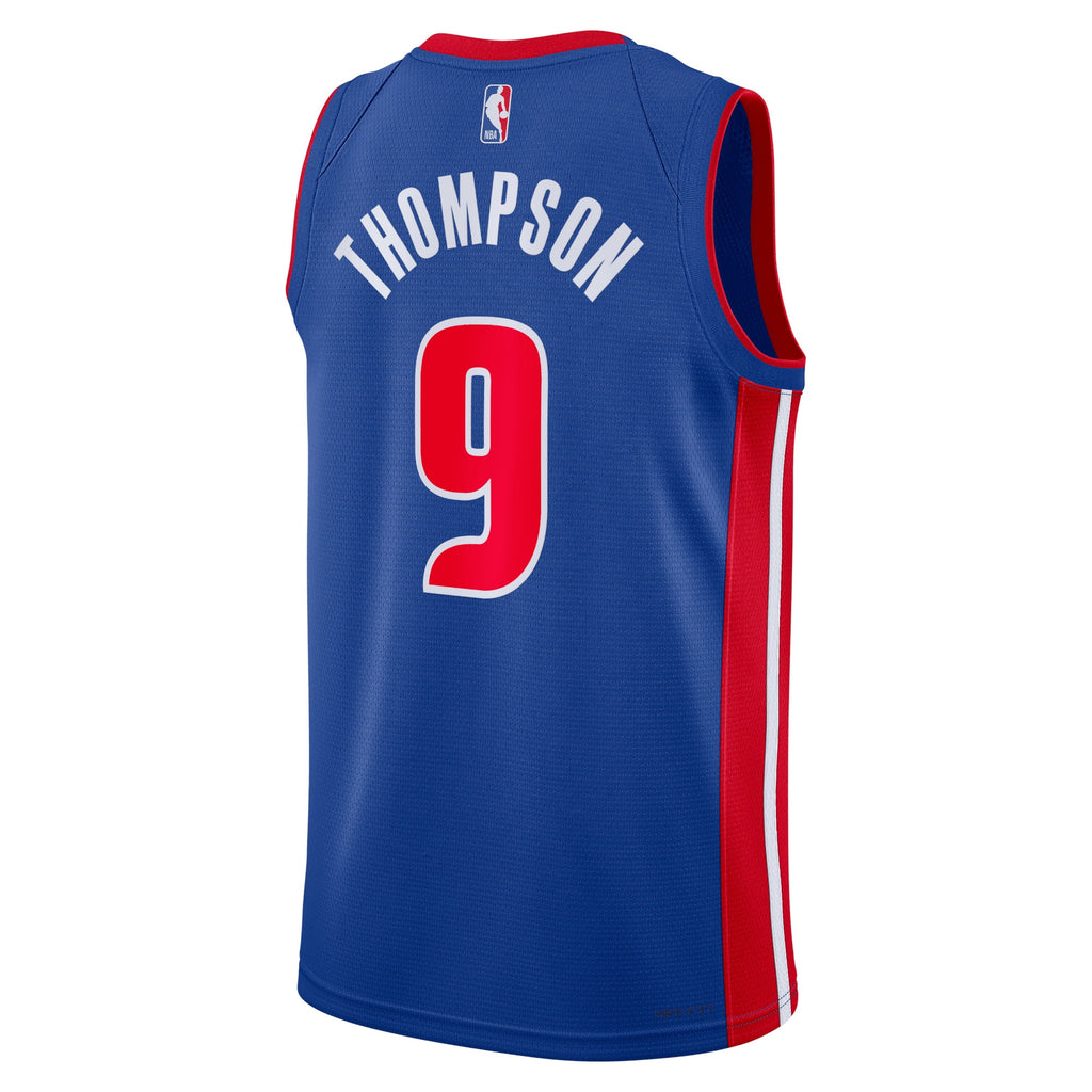 Detroit Pistons Icon Edition Swingman Basketball Jersey - Blue - Ausar Thompson - Unisex