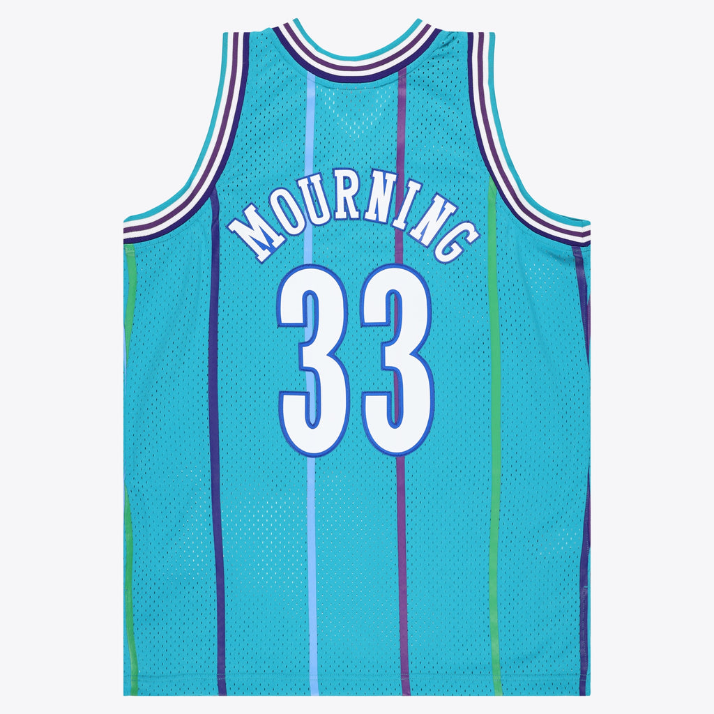 Alonzo Mourning Charlotte Hornets Swingman Basketball Jersey