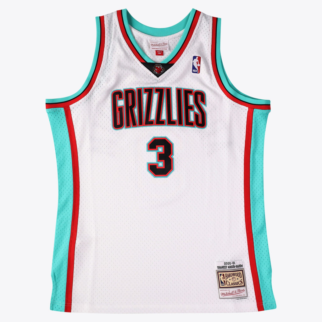 Shareef Abdur - Rahim Vancouver Grizzlies 2000 Authentic Swingman Basketball Jersey - White