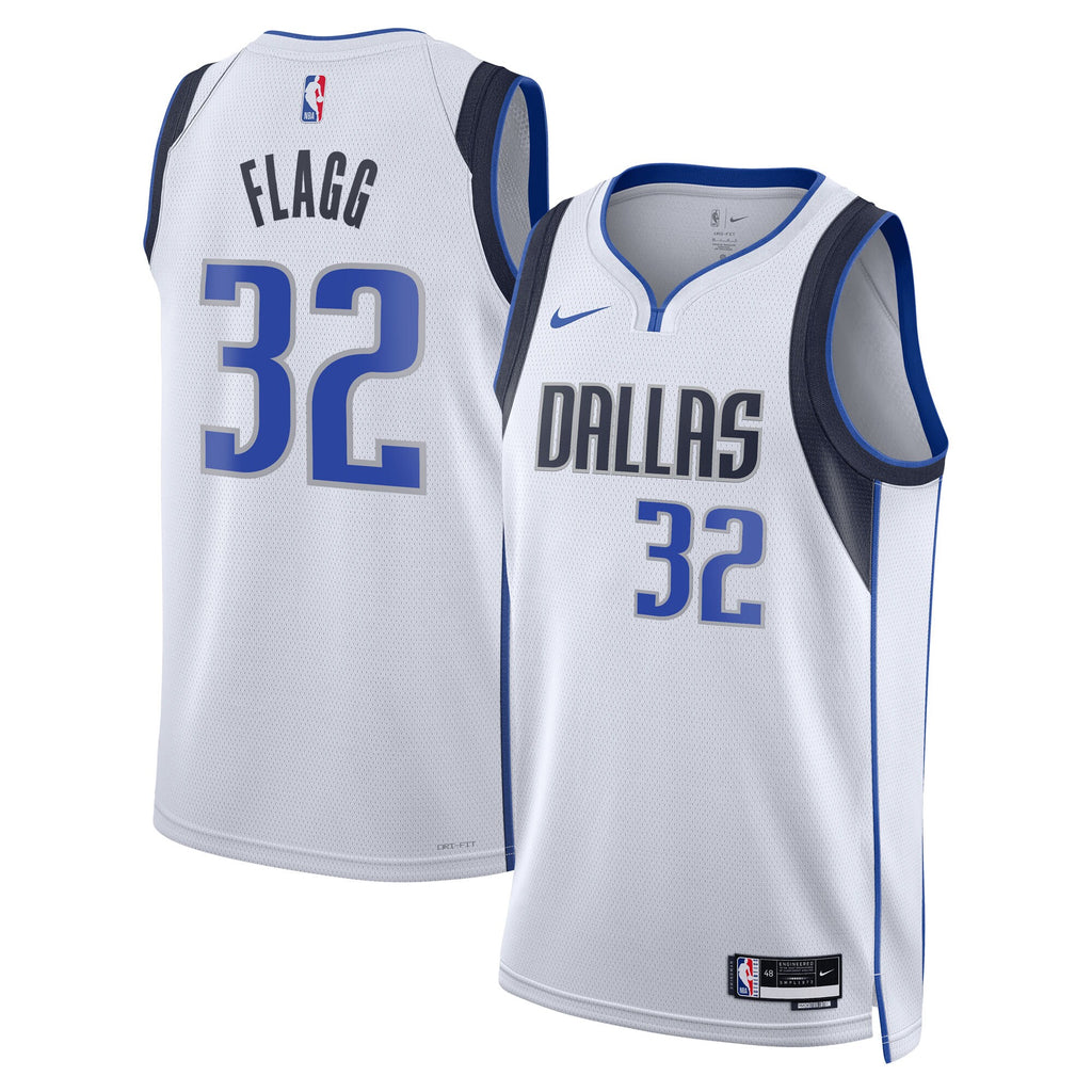 Cooper Flagg Dallas Mavericks 2025 Association Edition Swingman Basketball Jersey - White - Unisex