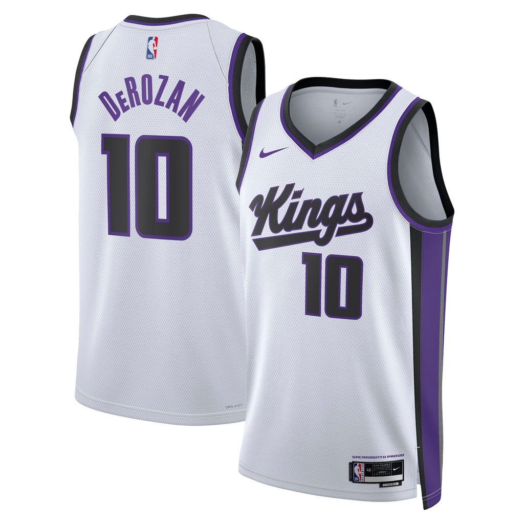 DeMar DeRozan Sacramento Kings Association Edition Swingman Basketball Jersey - White - Unisex