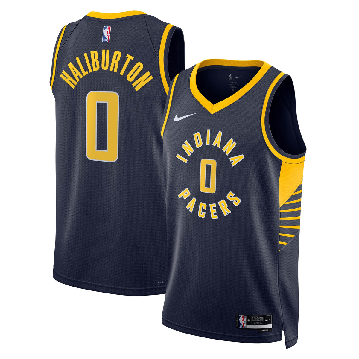 Tyrese Haliburton Indiana Pacers Icon Edition Swingman Basketball Jersey - Navy - Unisex