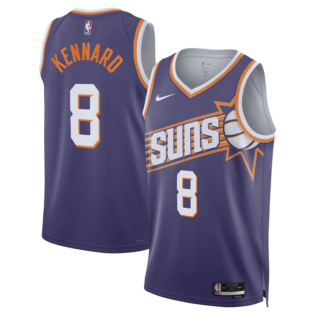 Luke Kennard Phoenix Suns Icon Edition Swingman Basketball Jersey - Purple - Unisex