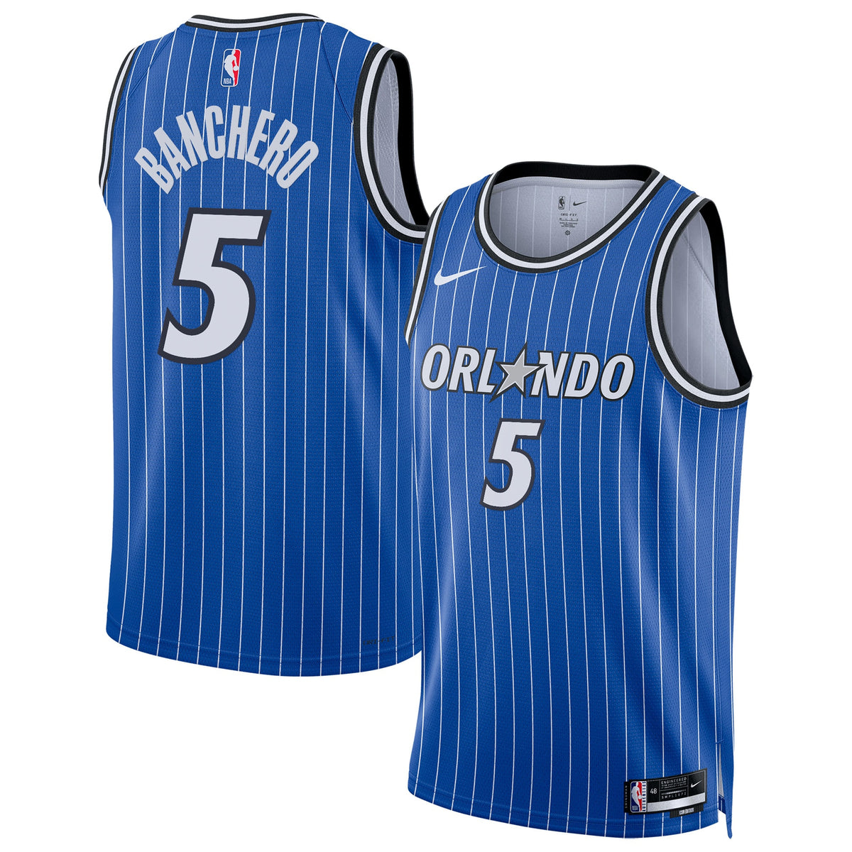 Paolo Banchero Orlando Magic Icon Edition Replica Swingman Basketball Jersey - Blue - Unisex