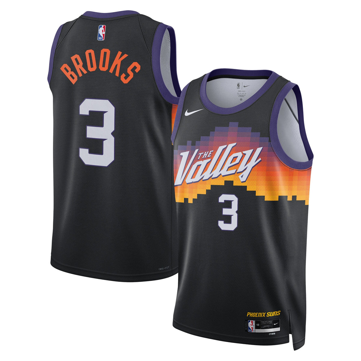Dillon Brooks Phoenix Suns 2025/26 City Edition Swingman Basketball Jersey - Black - Unisex