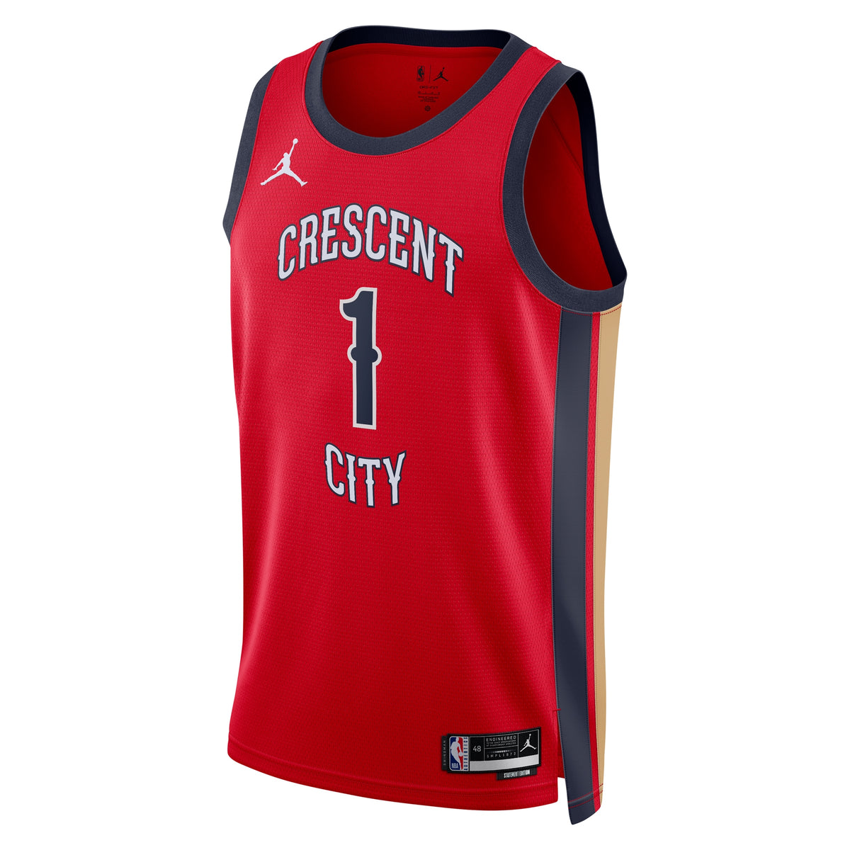 Zion Williamson New Orleans Pelicans Statement Edition Swingman Basketball Jersey - Red - Unisex