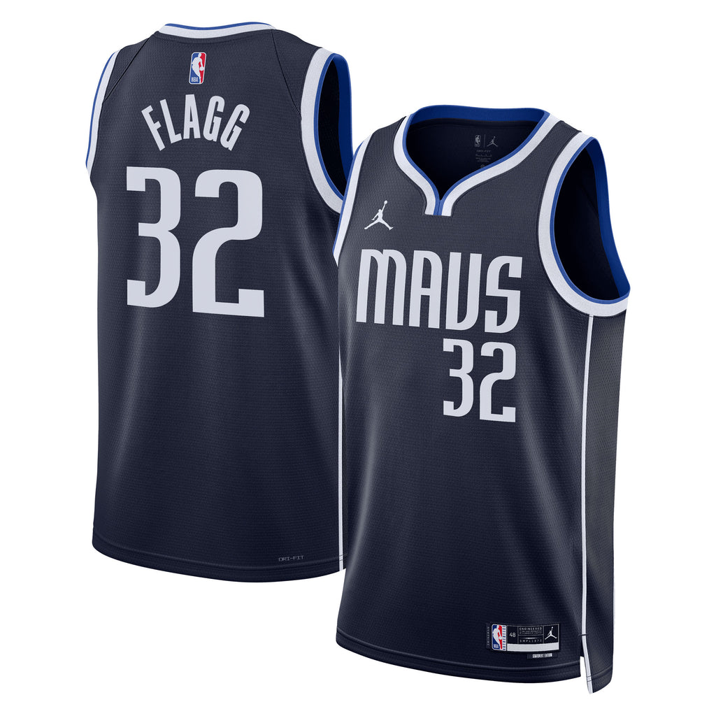 Cooper Flagg Dallas Mavericks 2025 Statement Edition Swingman Basketball Jersey - Navy - Unisex