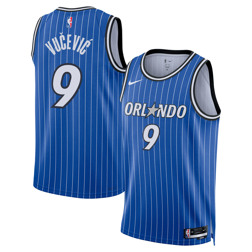 Nikola Vučević Orlando Magic Icon Edition Swingman Basketball Jersey - Blue - Unisex