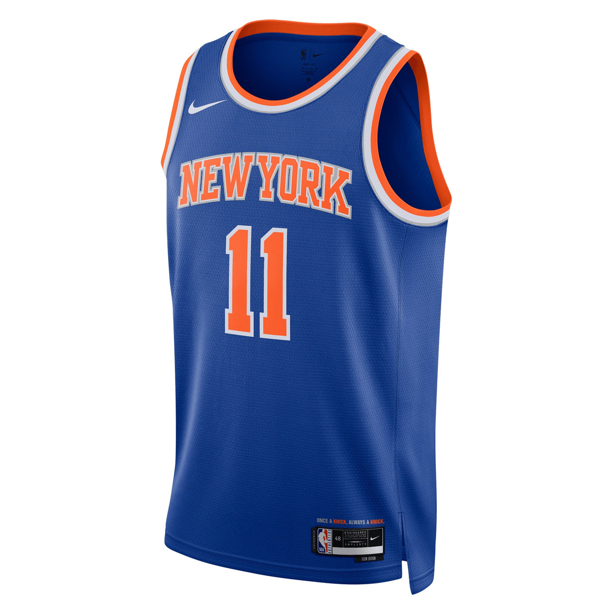 Jalen Brunson New York Knicks Replica Swingman Icon Basketball Jersey - Unisex